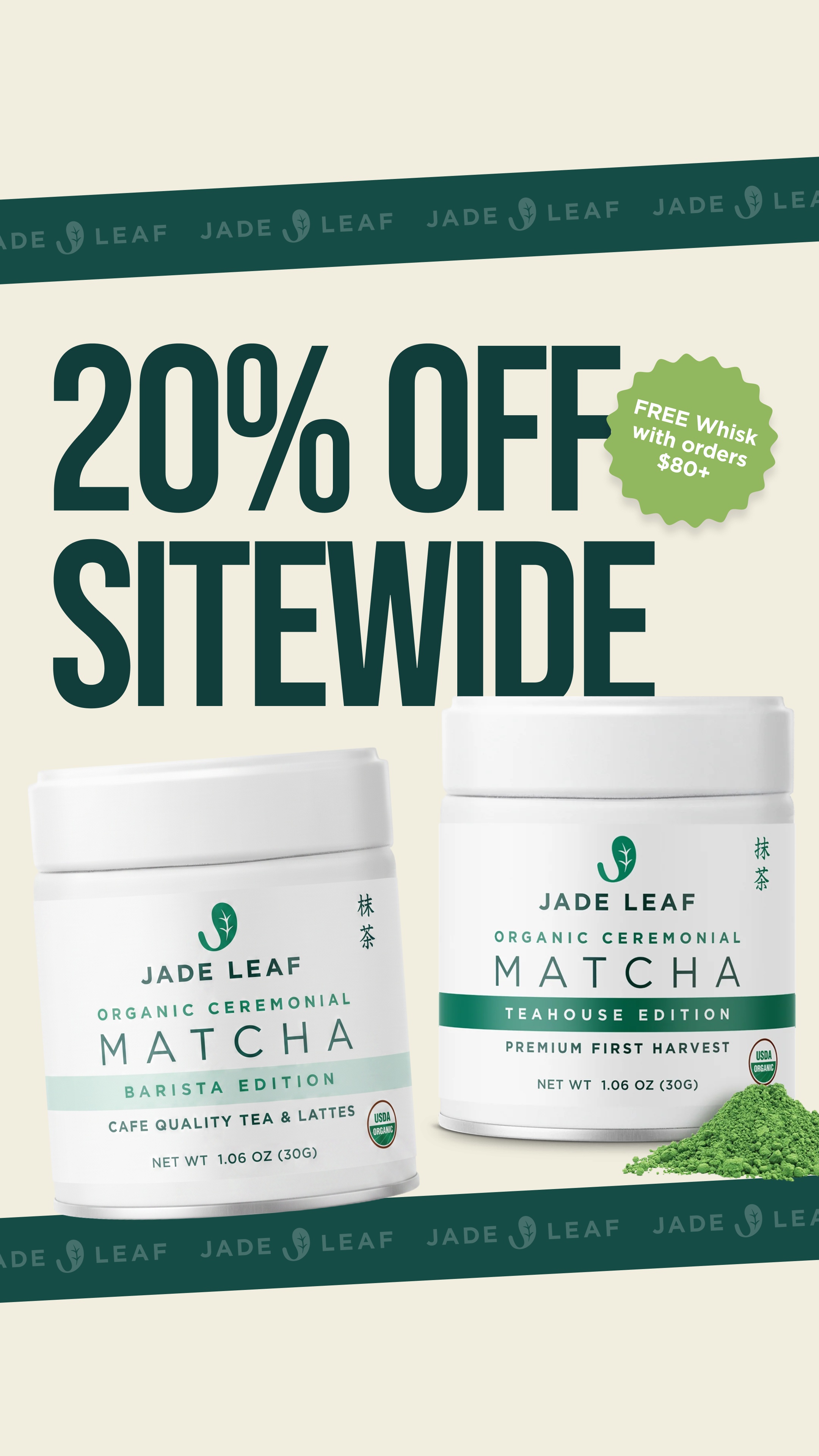 Jade Leaf Matcha Facebook ad