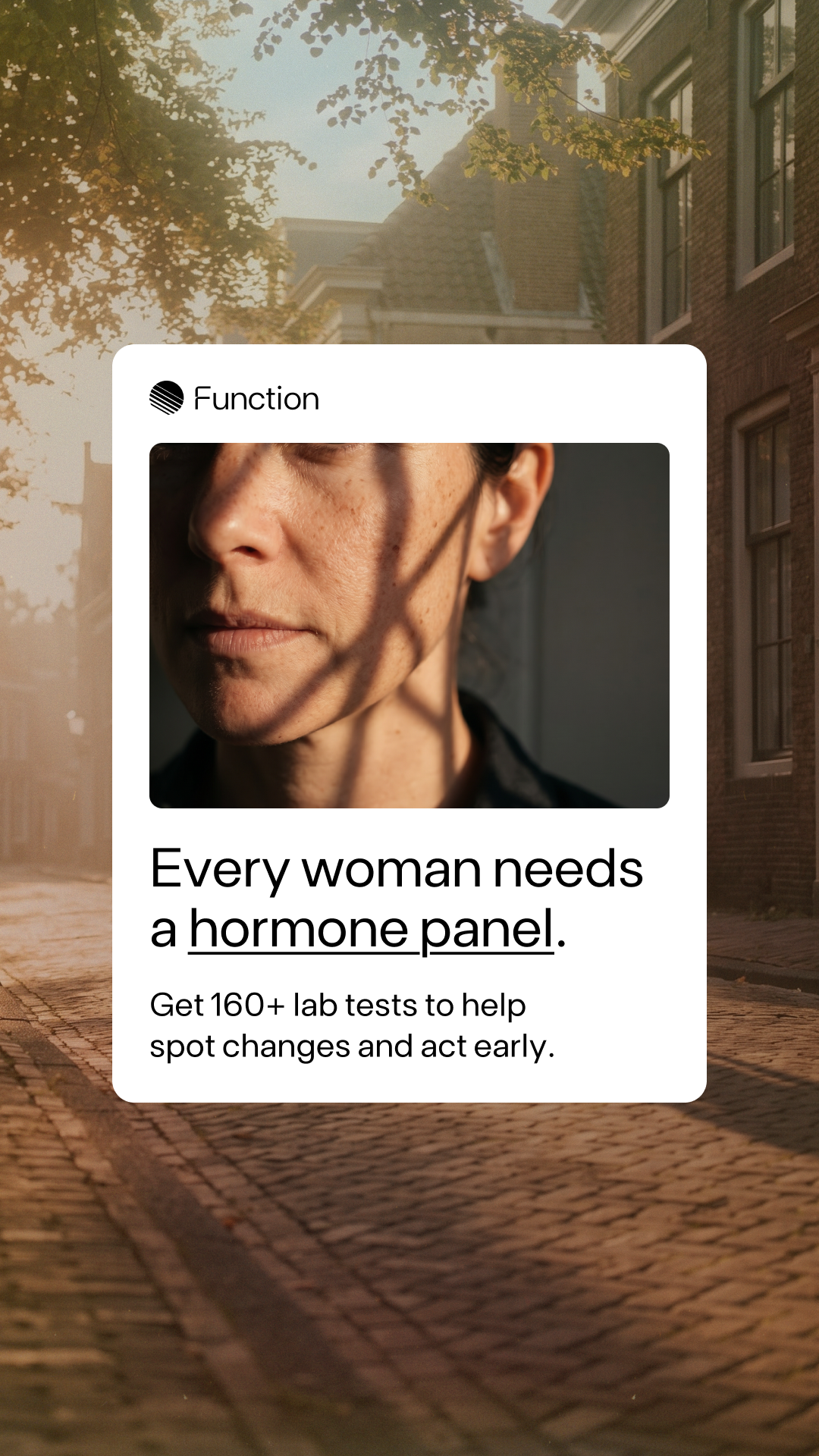 Function Health Facebook ad