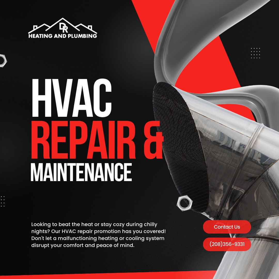 DR Heating and Plumbing Facebook ad: Quality HVAC Pros Right Here