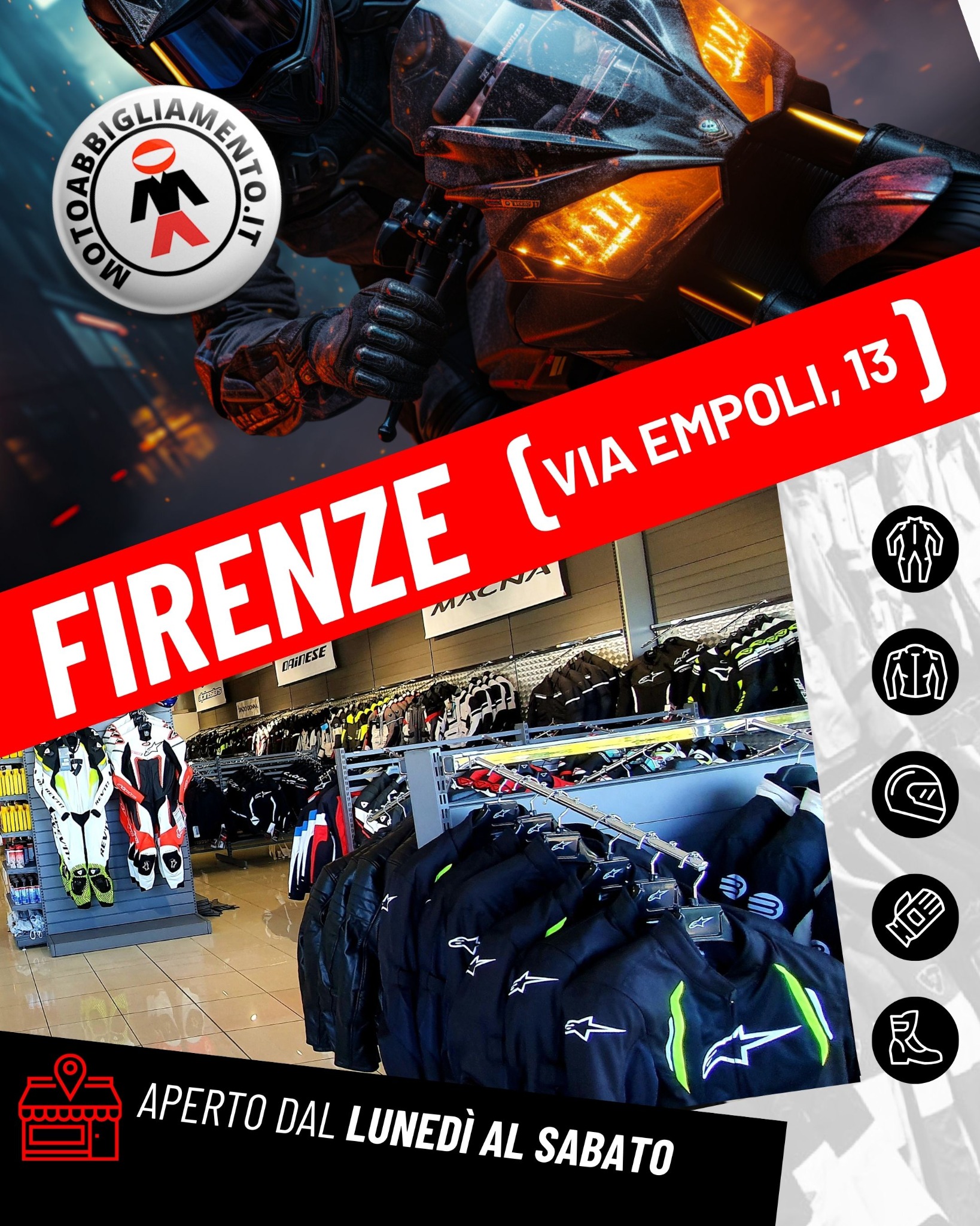 Motoabbigliamento Firenze - Quartiere Moto Facebook ad: È da tempo che volevi farti un REGALO…