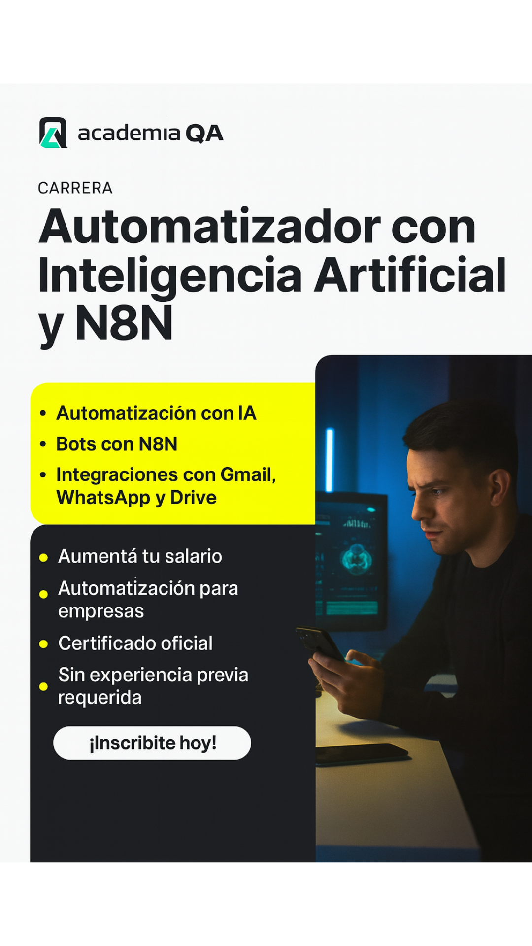 Academia QA - Líder en Capacitaciones Tech Facebook ad