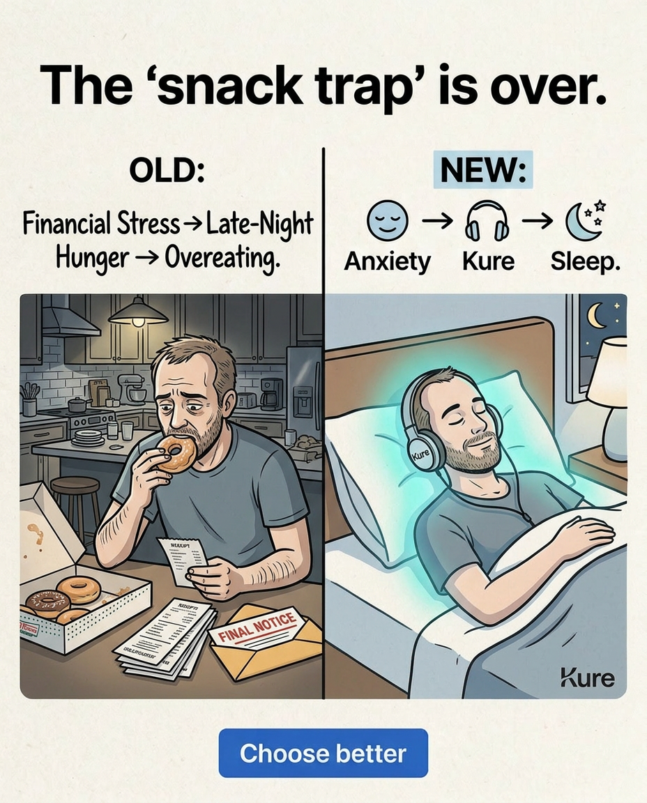 Kure for Hypnotherapy Facebook ad