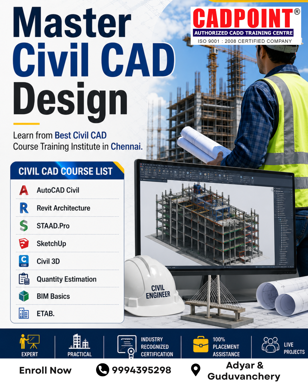 CAD Point Guduvancherry Facebook ad: Chat with us