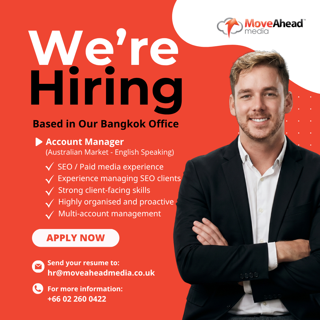 Move Ahead Media Facebook ad: An exciting role for marketing pros