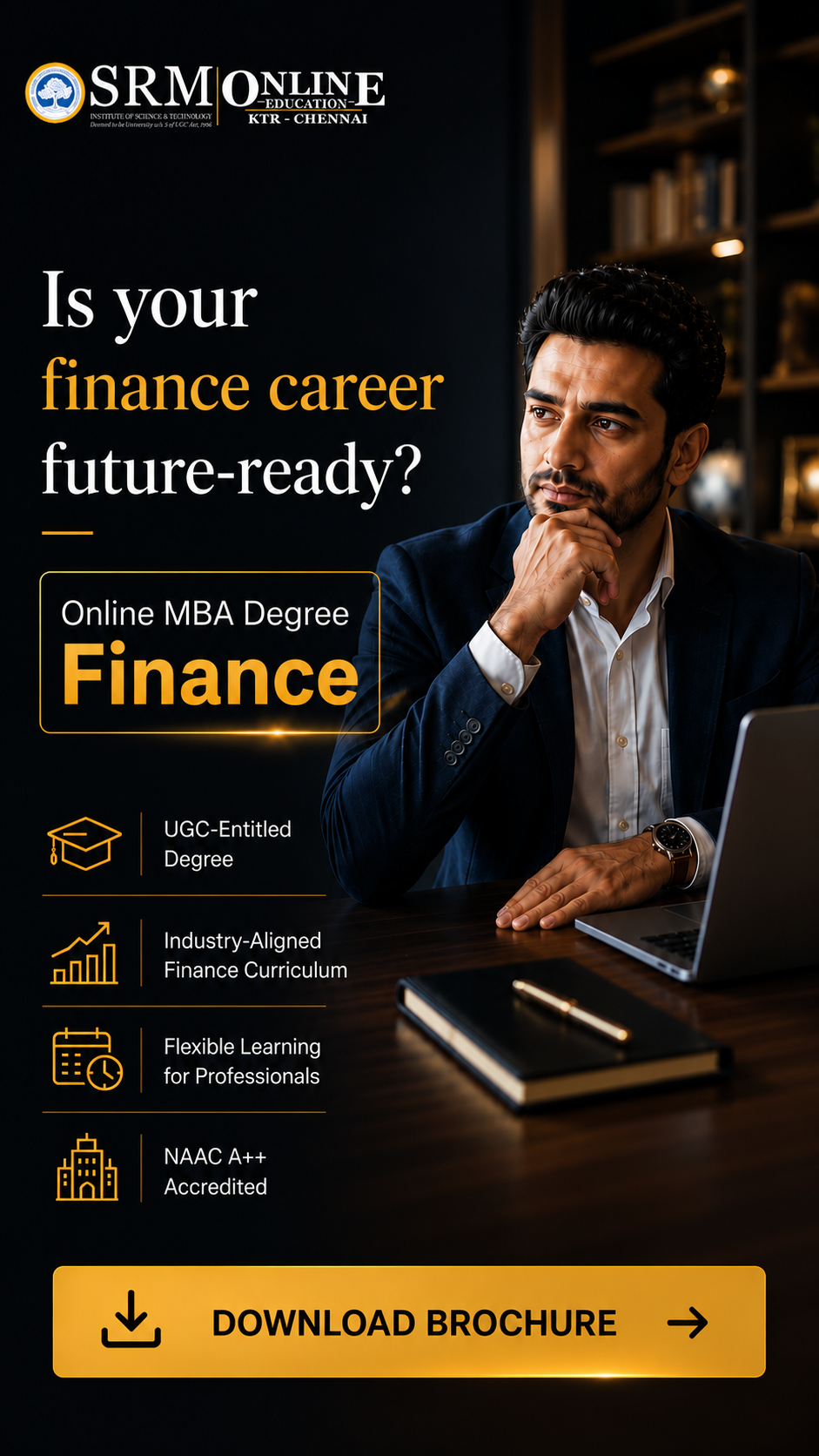 SRM Online Education Facebook ad