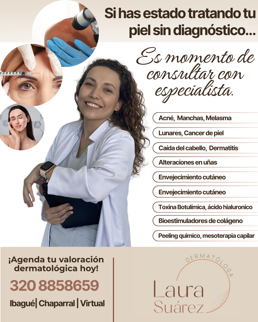 Dra Laura Suárez Facebook ad from Feb 19, 2026