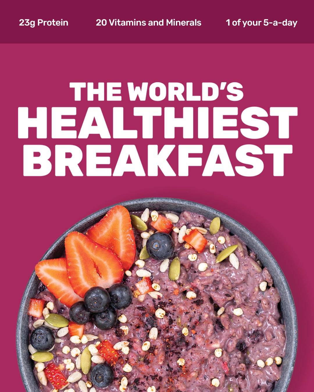 Radix Nutrition Facebook ad: Discover The World's Healthiest Breakfast