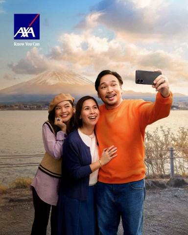 AXA Philippines Facebook ad: AXA TRAVEL INSURANCE