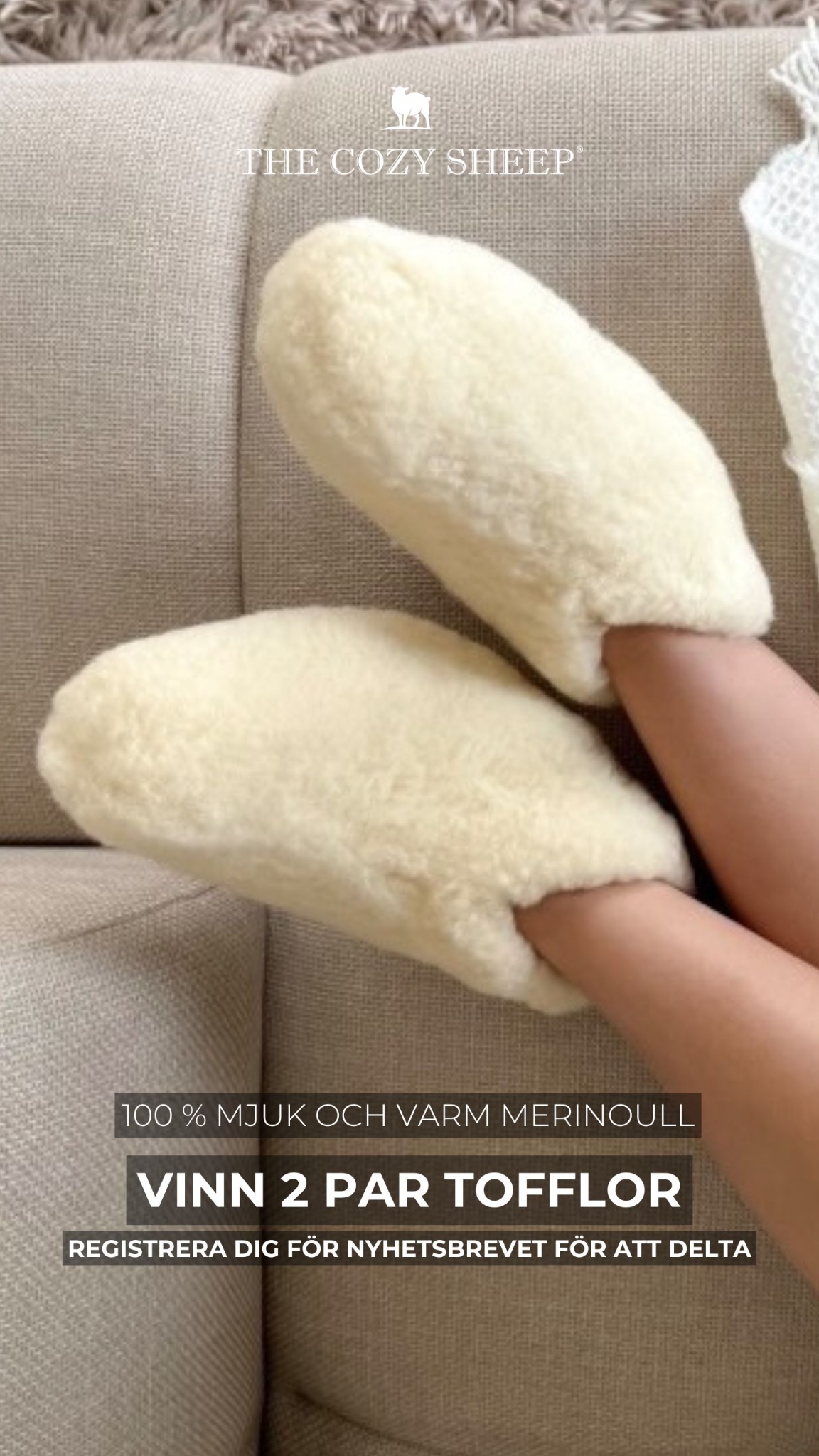 The Cozy Sheep Facebook ad