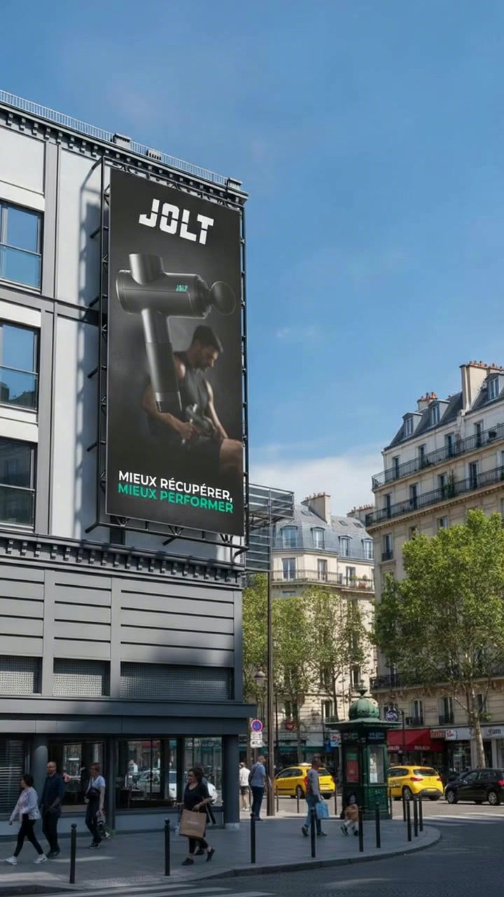 JOLT Recovery Facebook ad: JOLT c'est le meilleur allié des sportifs