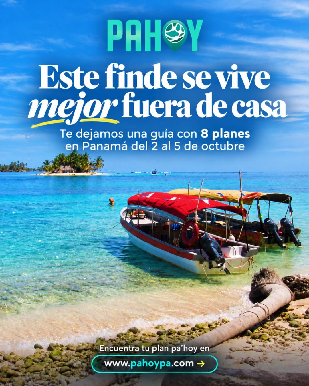 QuehayPahoy Panama Facebook ad: ¿Todavía sin plan pa’l finde?