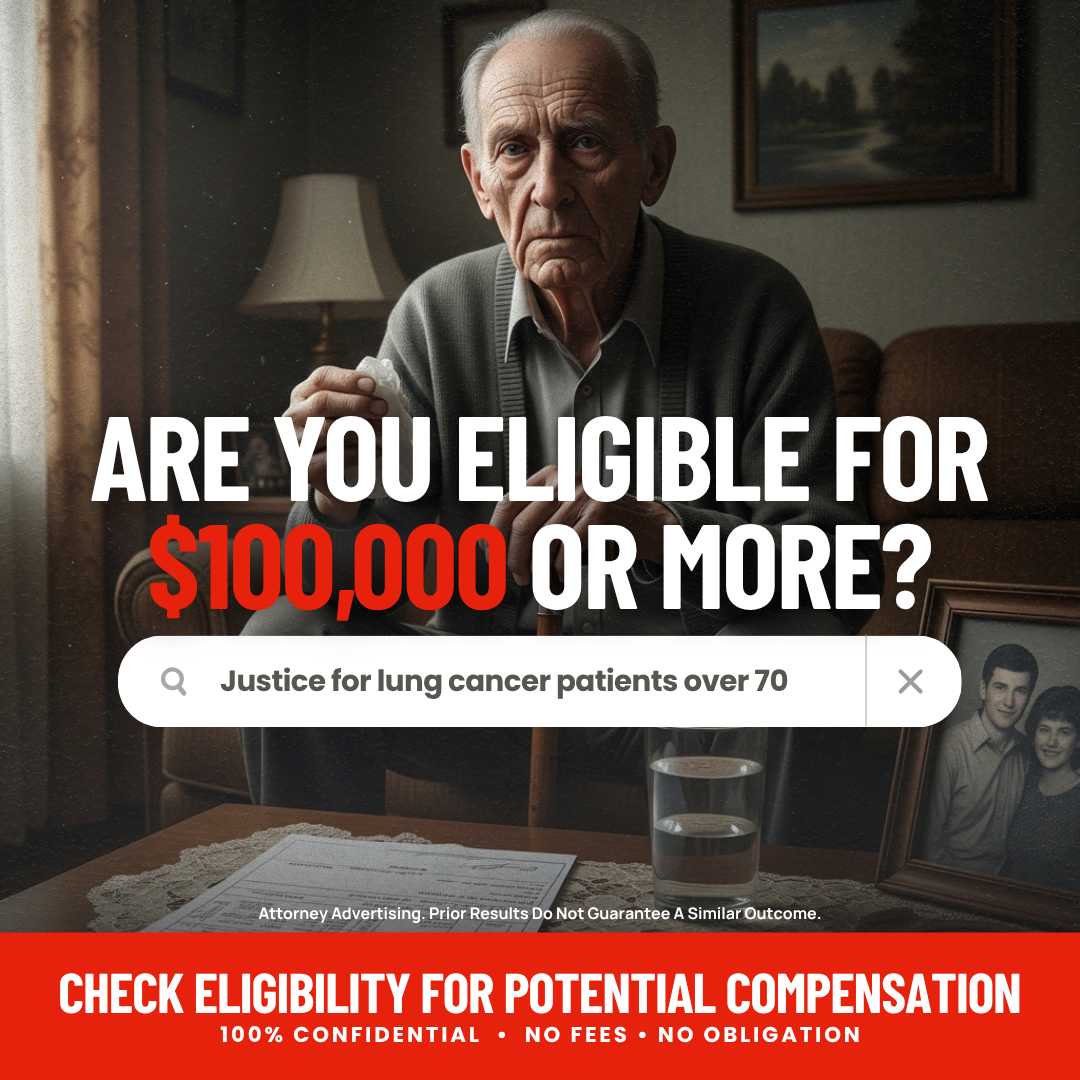 Lung Cancer Law Group Facebook ad
