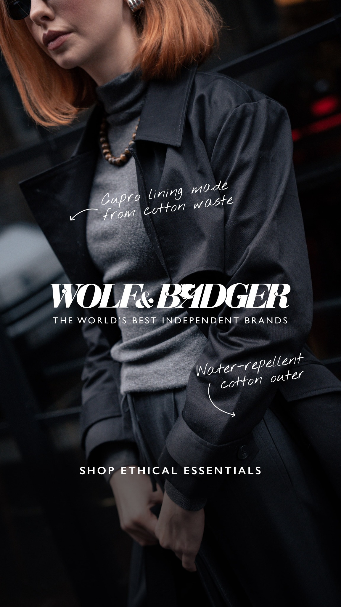 Wolf & Badger Facebook ad