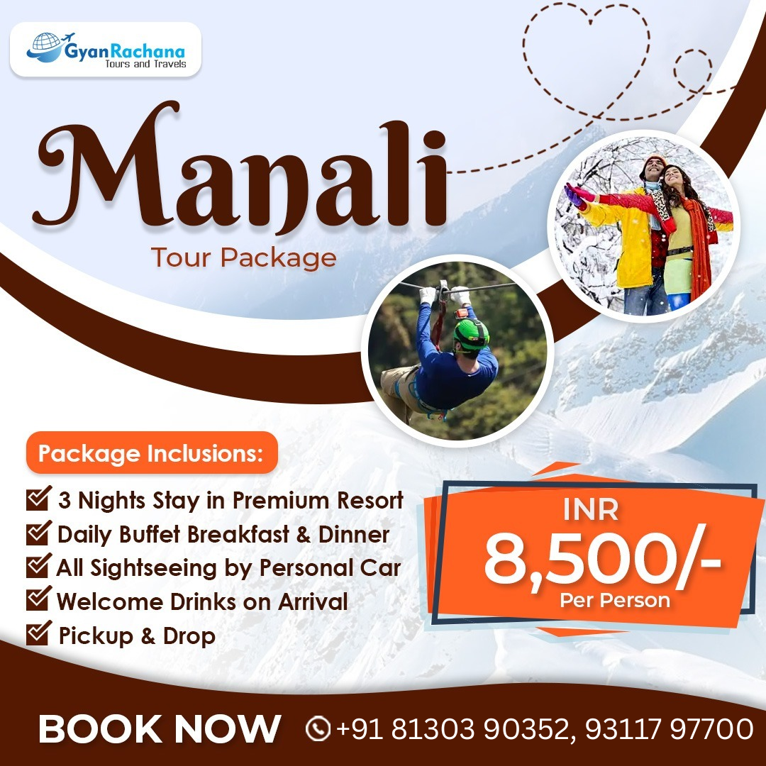 GRTJ Facebook ad: Manali Trip @ ₹8,500, Hurry!