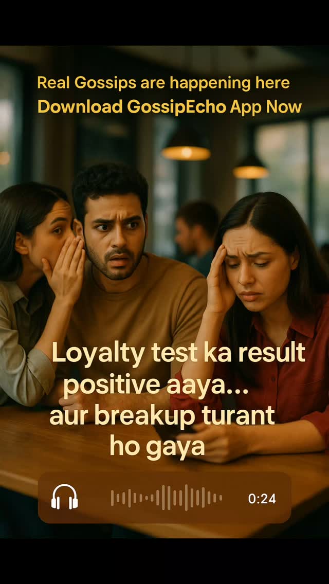 gossipecho Facebook ad: Loyalty test ka result positive aaya… aur breakup…