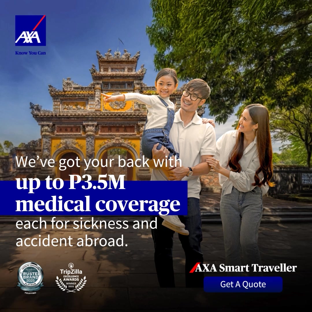 AXA Philippines Facebook ad: AXA Smart Traveller