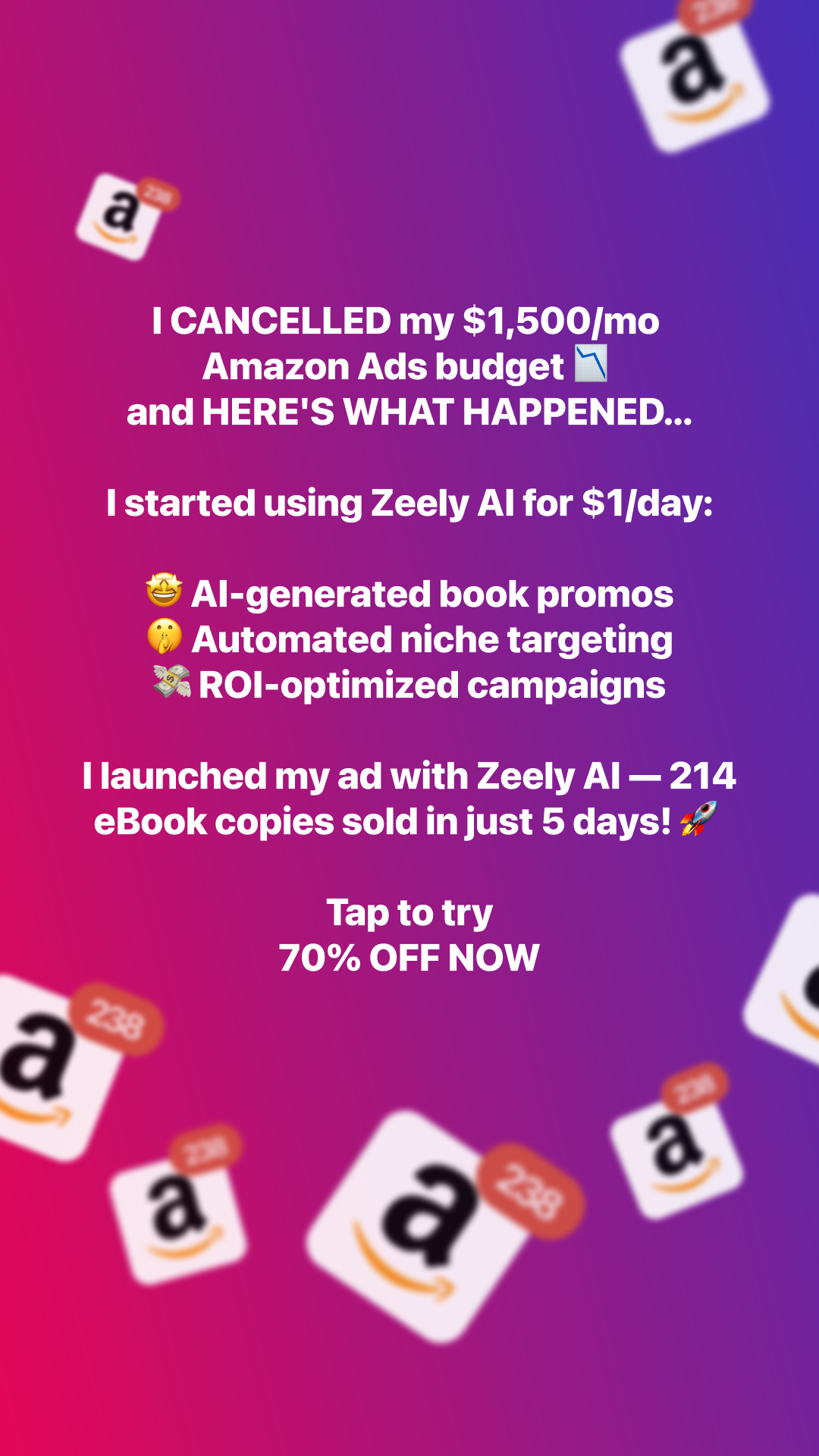 Zeely: Grow Sales with AI Facebook ad