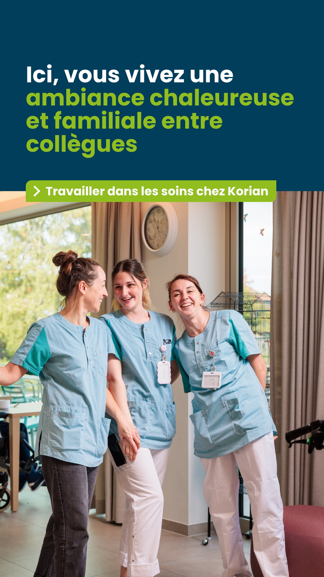 Korian Belgium Facebook ad