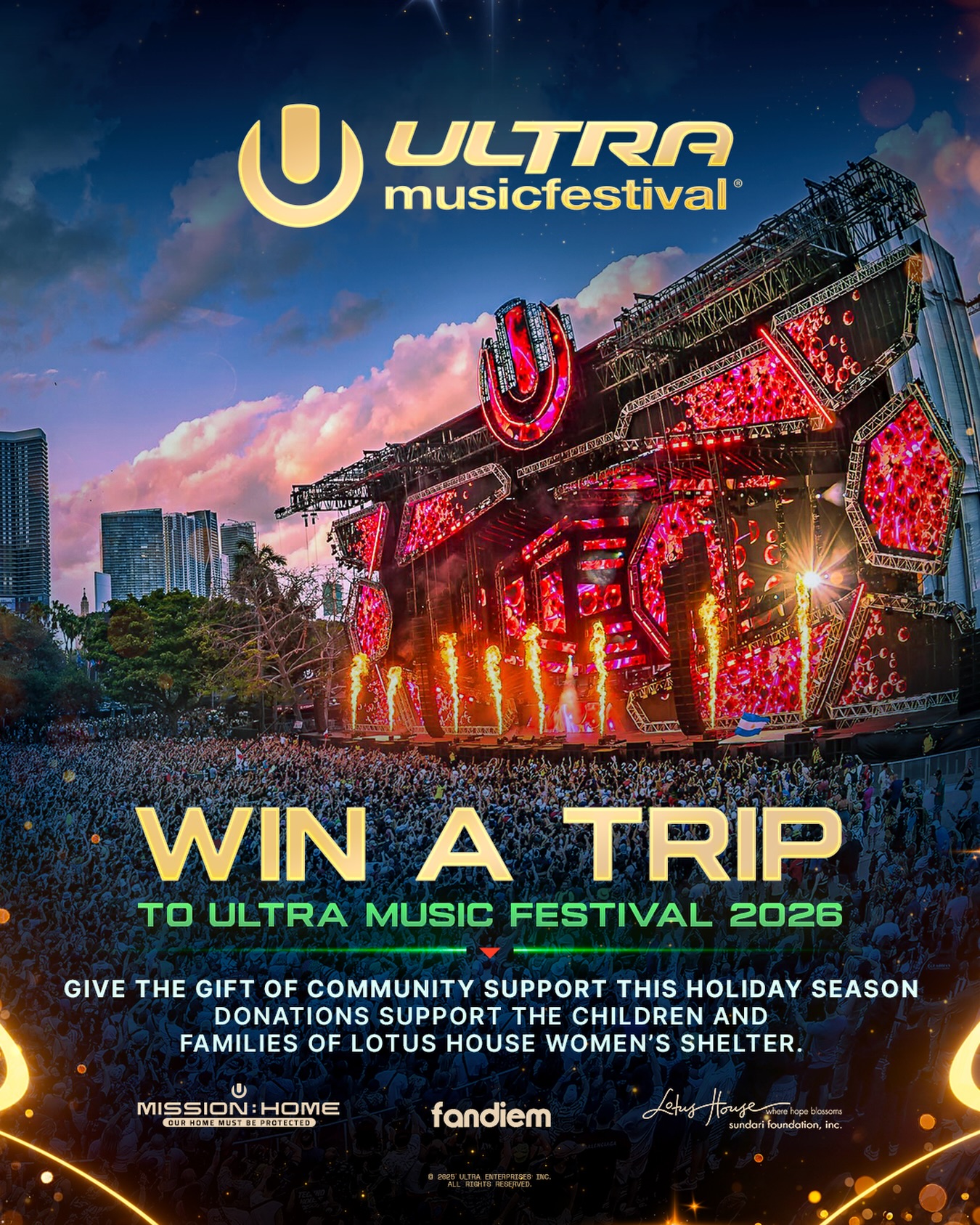 Ultra Music Festival Facebook ad