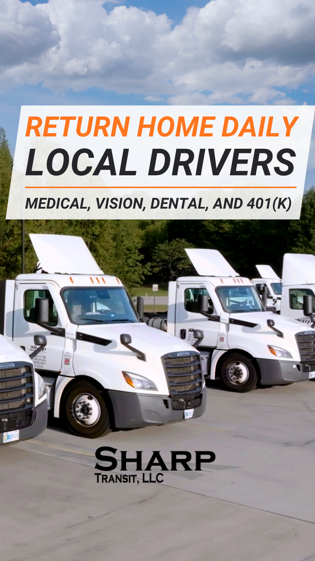 Sharp Transit, LLC Facebook ad from Jul 30, 2026