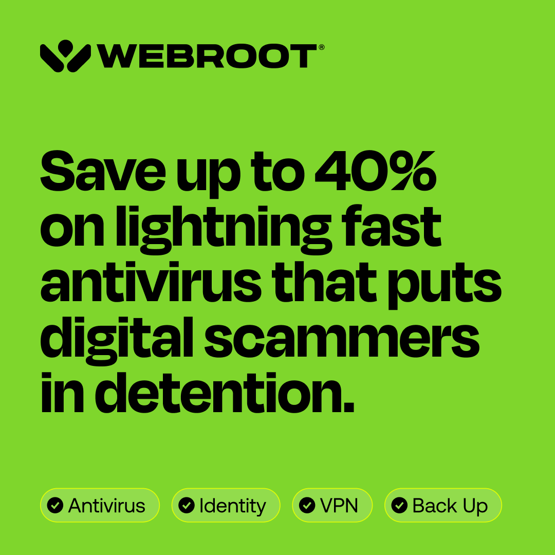 Webroot Facebook ad