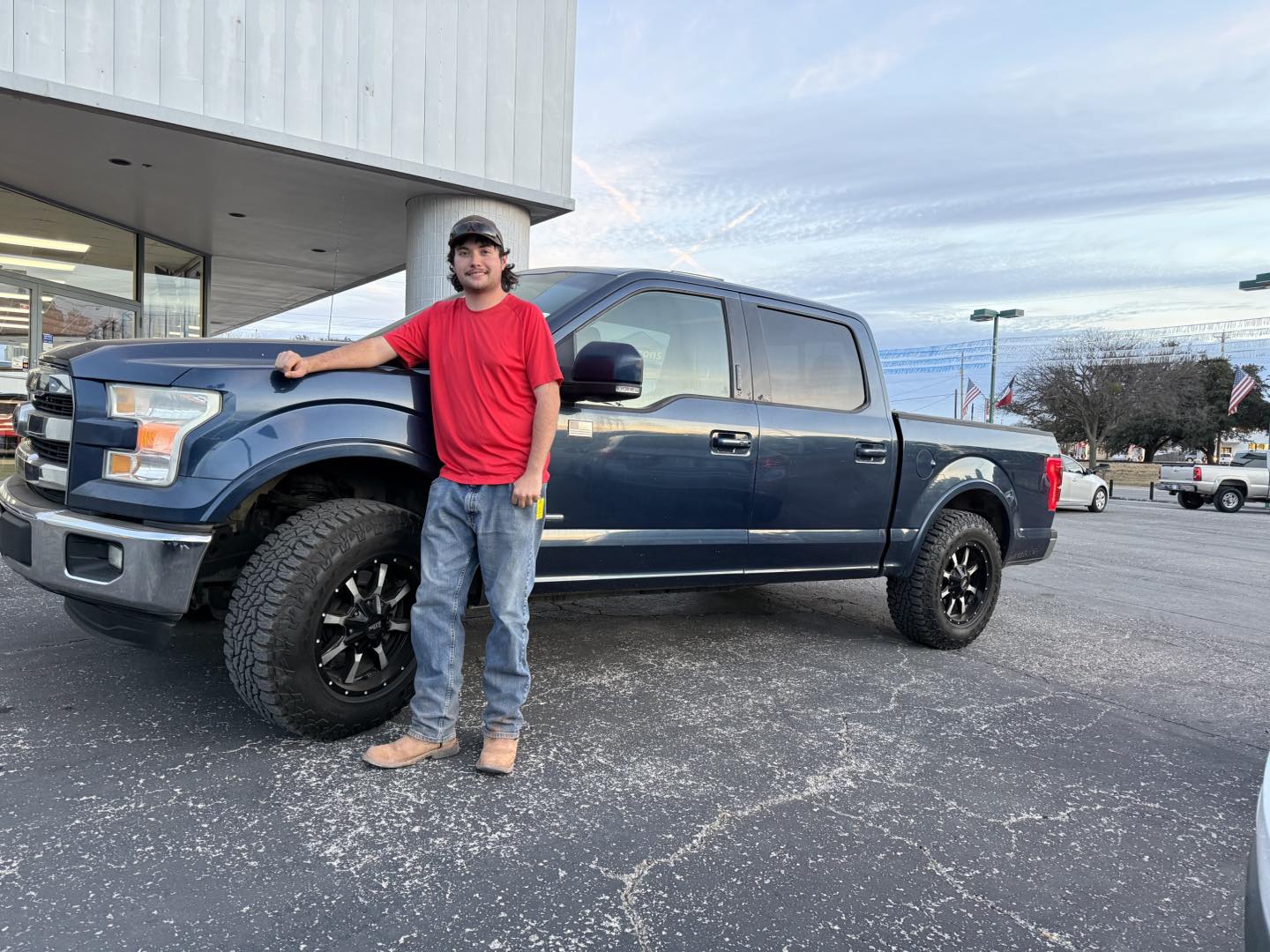 Abilene Used Car Sales Facebook ad: Smiles all around @ AUCS