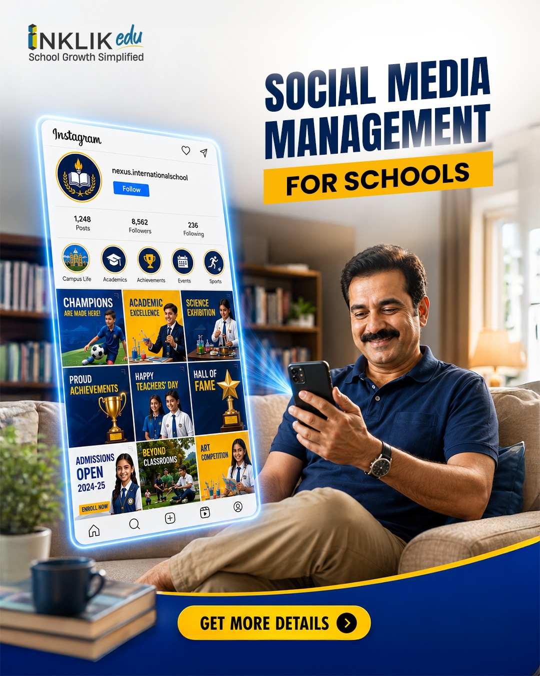 InklikEdu Facebook ad: Digital Marketing for Schools