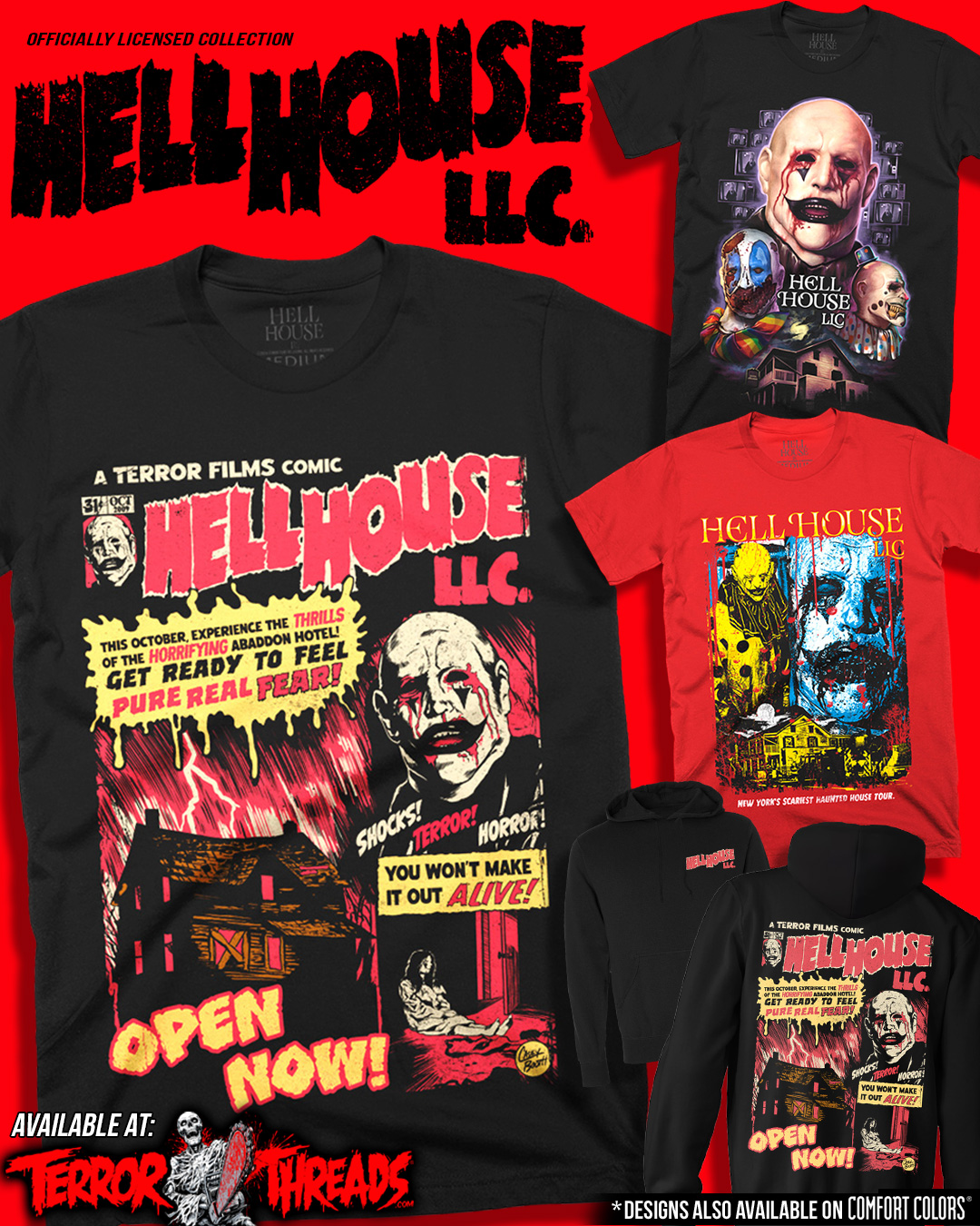 Terror Threads Facebook ad: Hurry! Preorder ends Sunday at Midnight