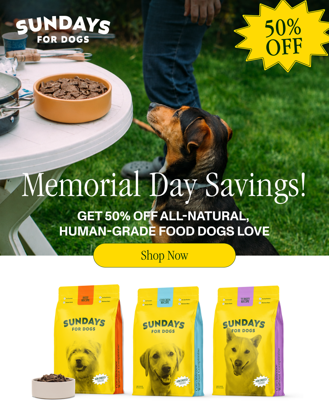 Sundays Facebook ad