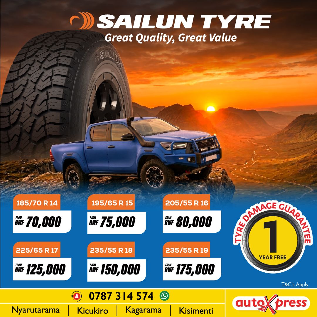 AutoXpress Rwanda Facebook ad: Upgrade your drive with tyres built for every…