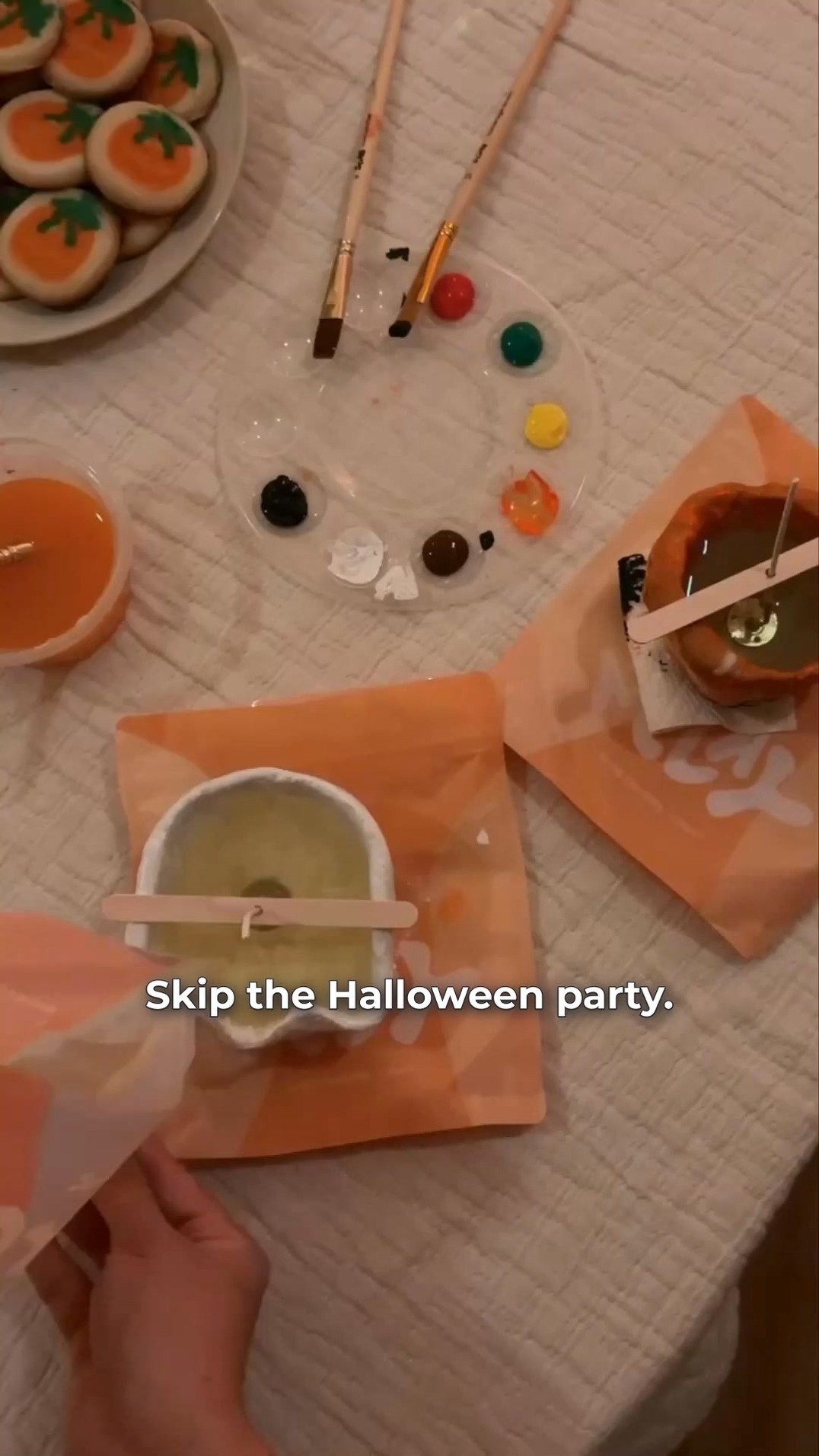 Sculpd Facebook ad: Skip The Halloween Party