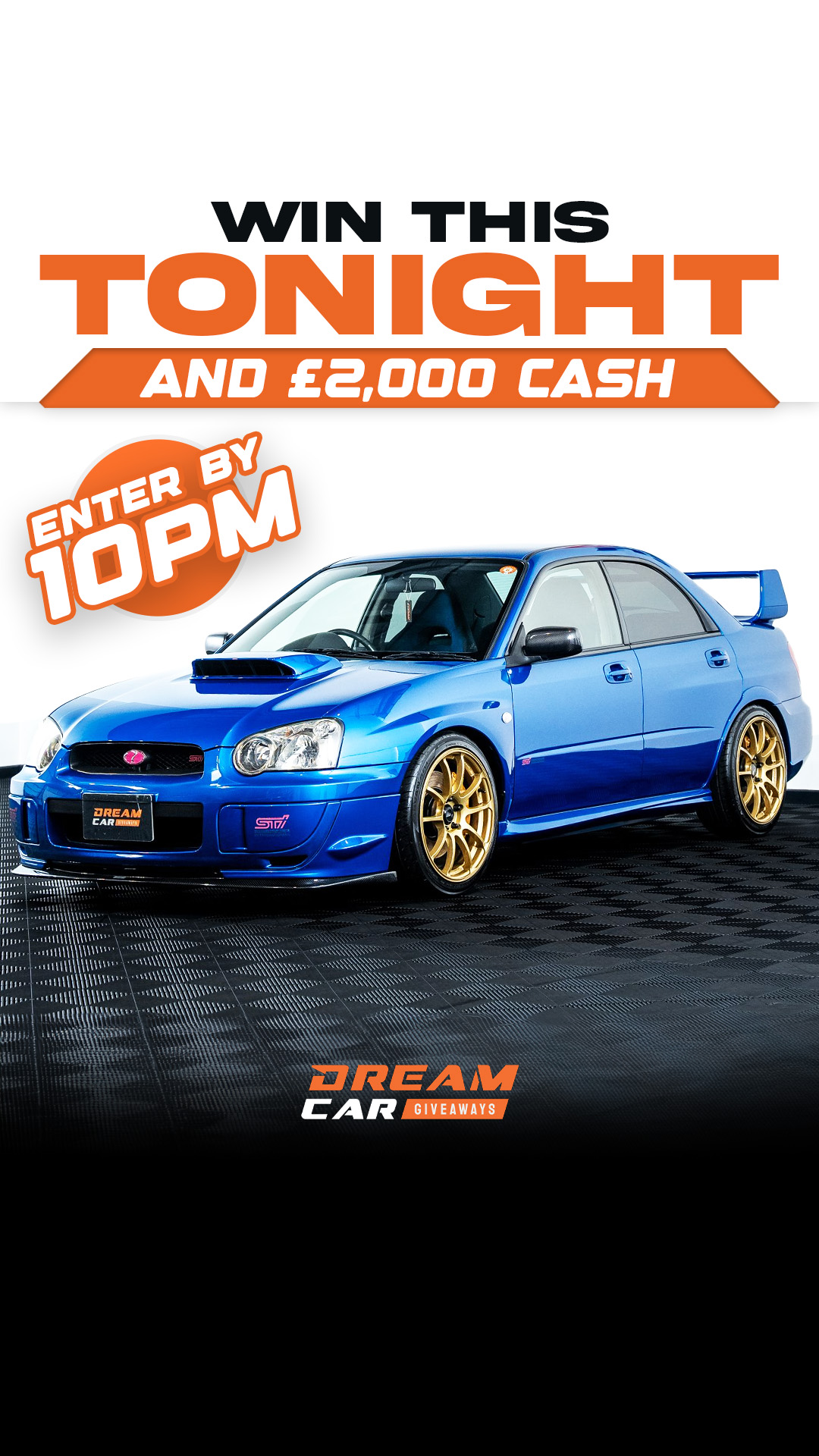 Dream Car Giveaways Facebook ad