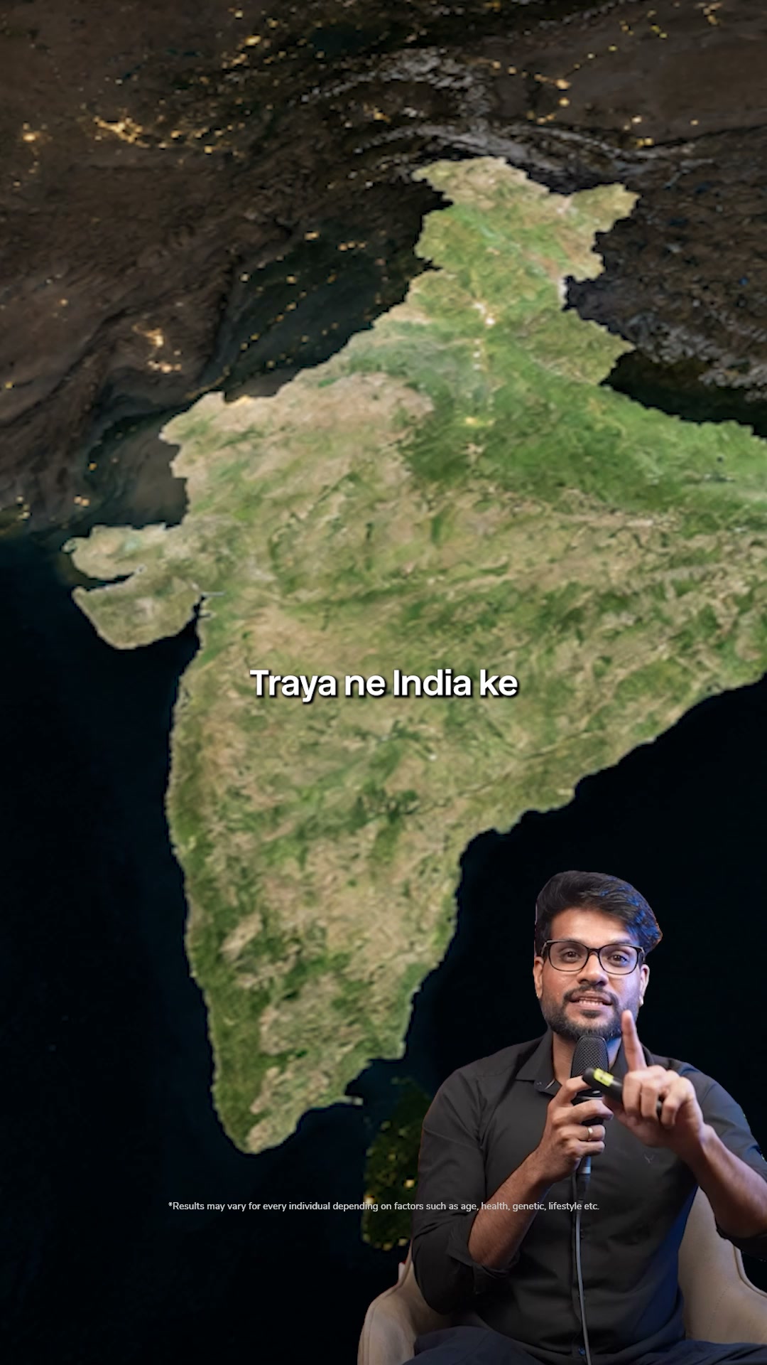 Traya Facebook ad: Chosen by 20L+ Indians
