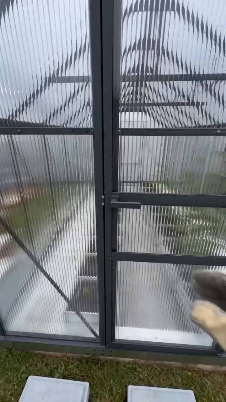 Aosom Facebook ad: Garden year-round with our walk-in greenhouse!