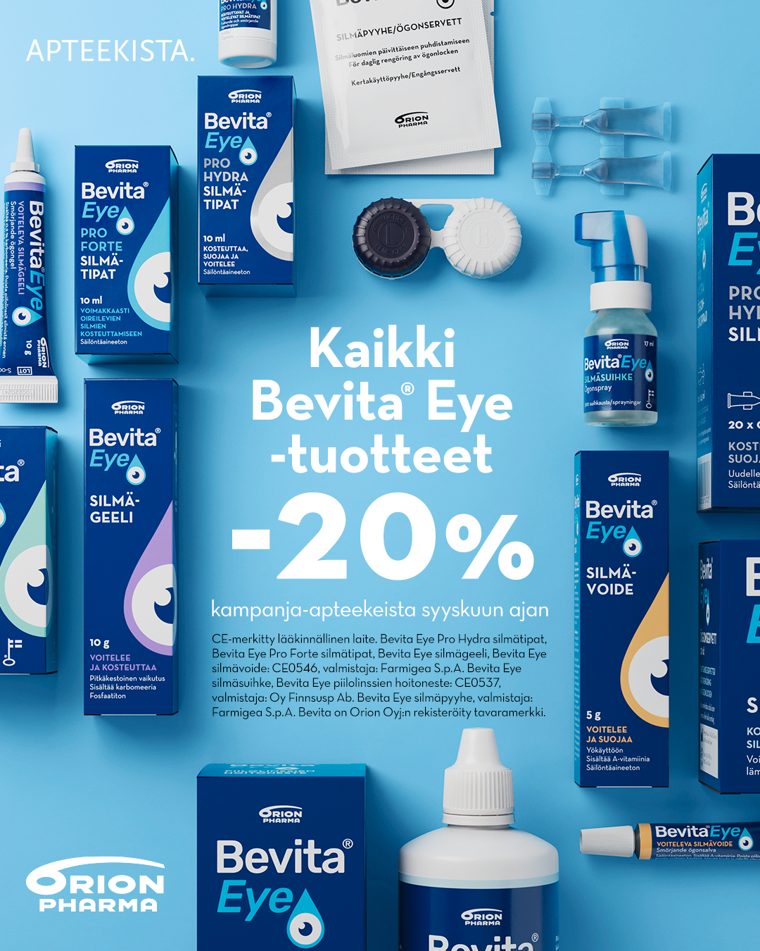 Itsehoitoapteekki Facebook ad: -20% kampanja-apteekeista