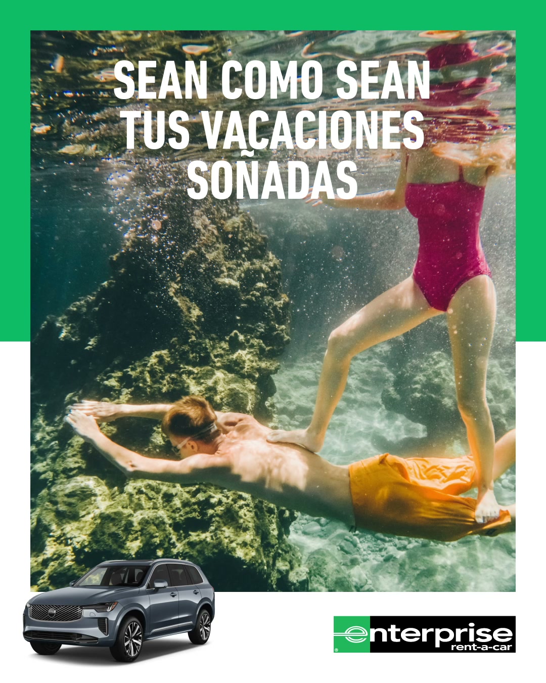 Enterprise Facebook ad: ¿Vacaciones en pareja?