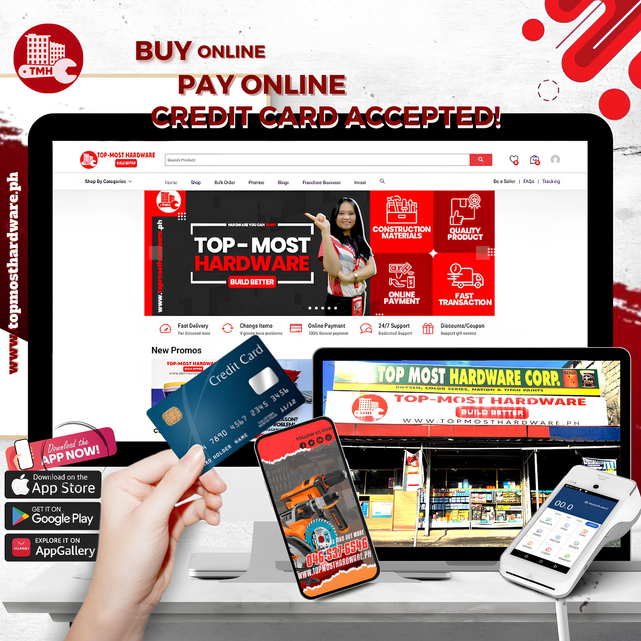 Top-Most Hardware Construction Materials Supplies Tools Equipment Supplier Facebook ad: From small repairs to big construction projects, we’ve…