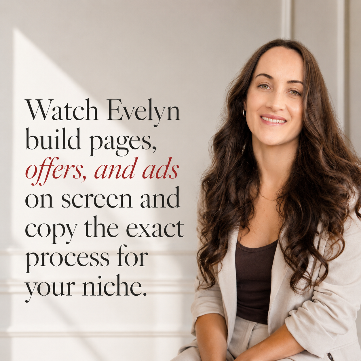 Evelyn Weiss Coaching Facebook ad
