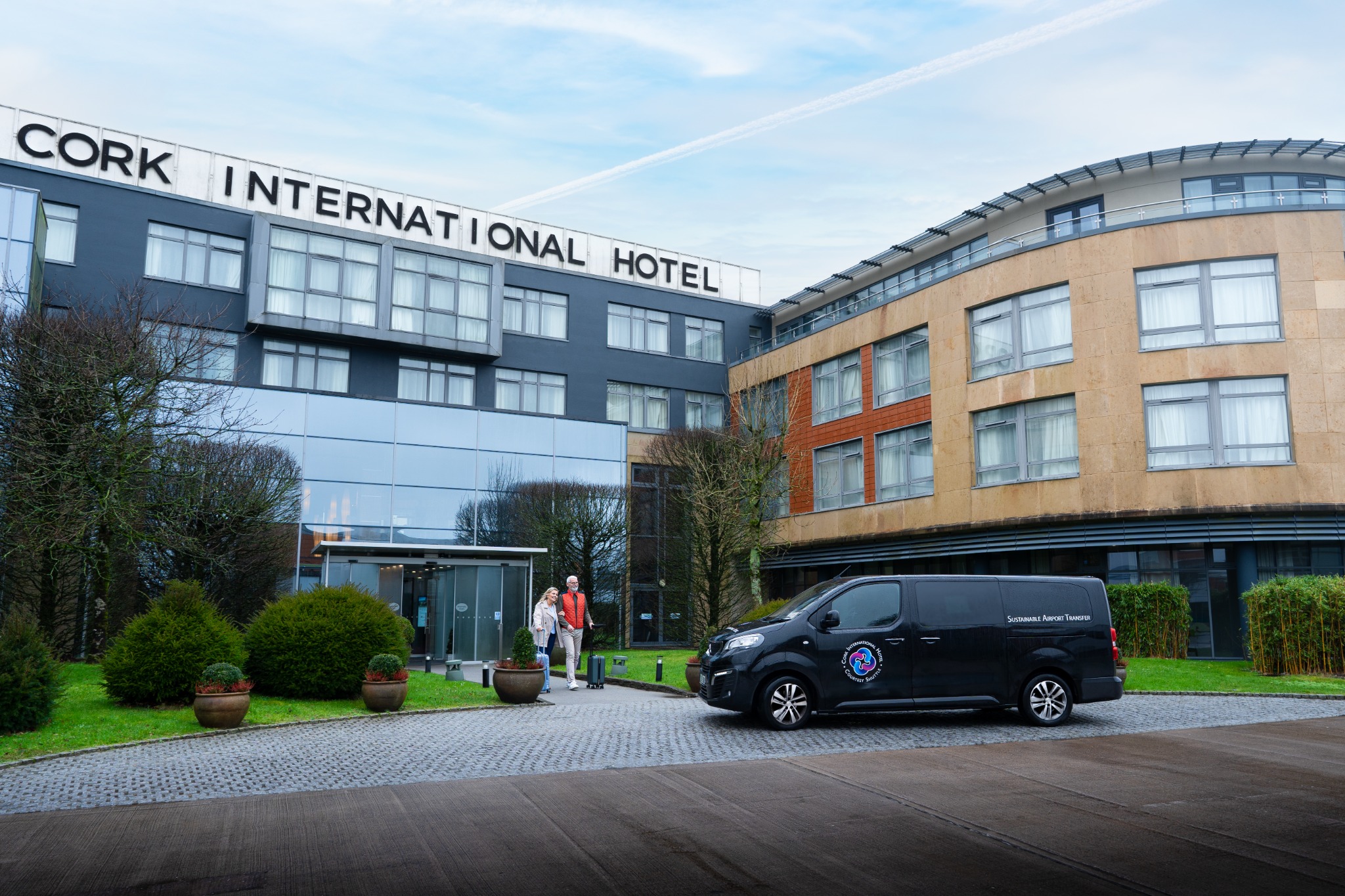 Cork International Hotel Facebook ad: Planning a trip and flying out of Cork…