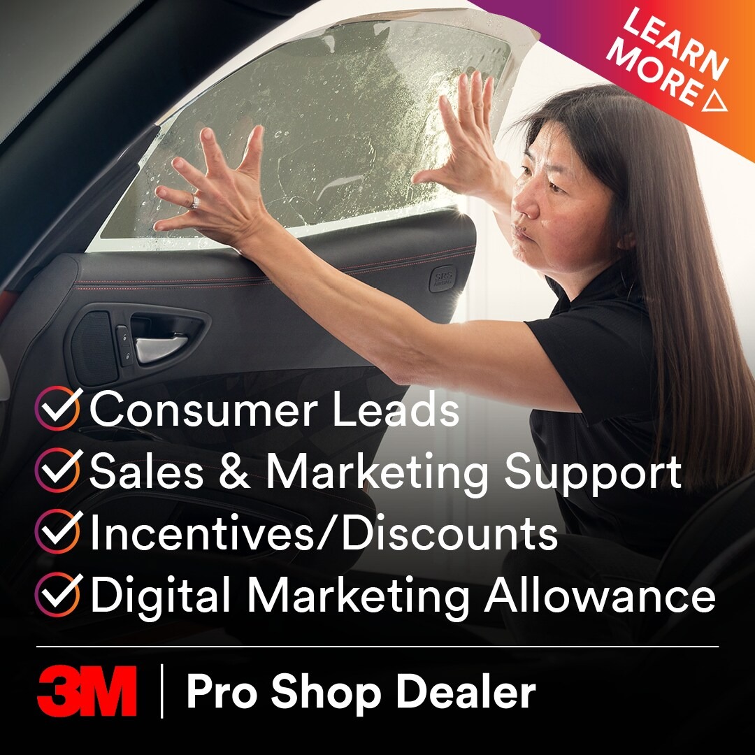 3M Films Facebook ad: Become a 3M Pro Shop Dealer
