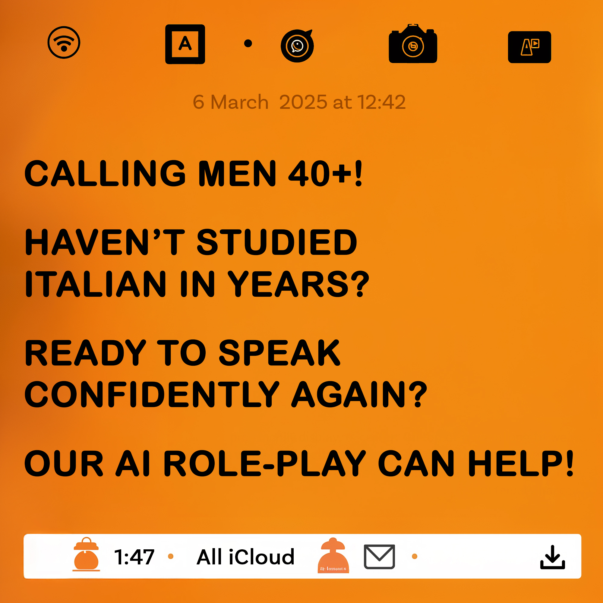 MakesYouFluent Facebook ad