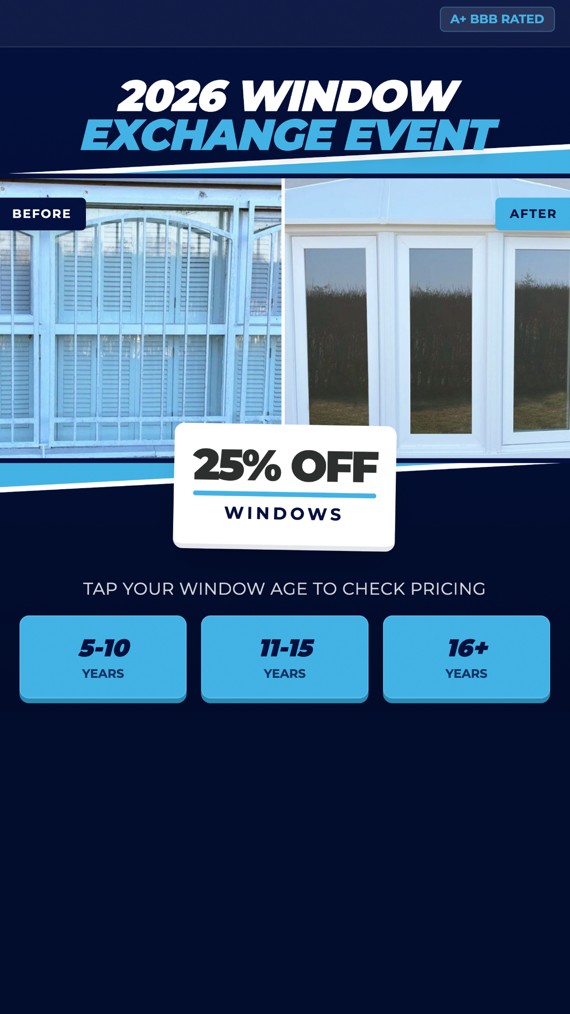 Home Genius Exteriors Facebook ad