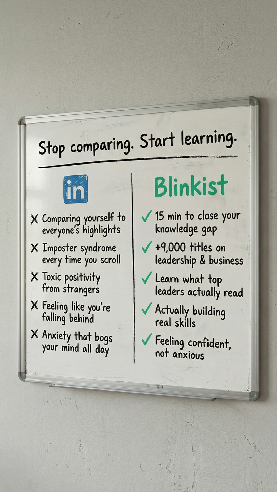 Blinkist Facebook ad