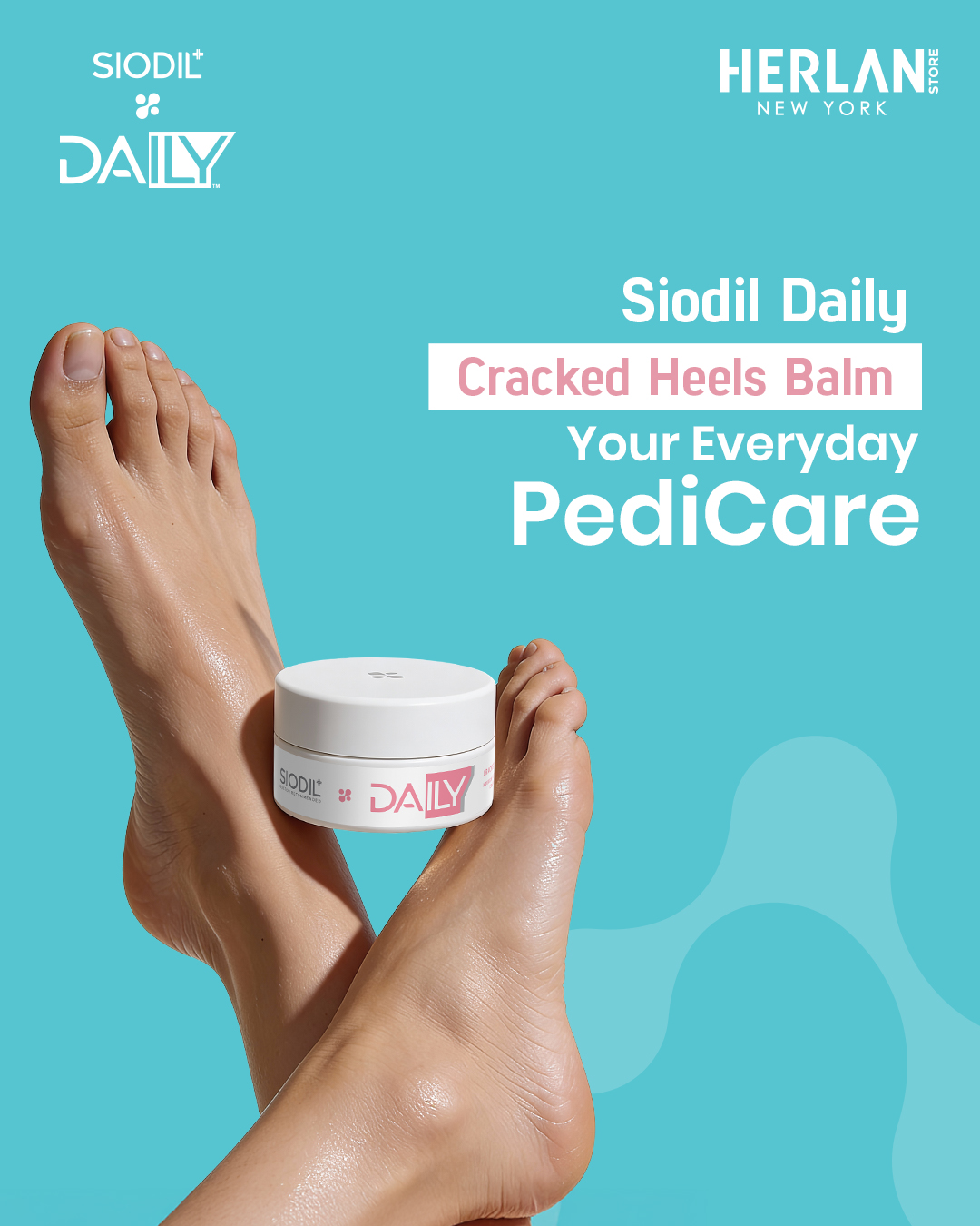Herlan Store Facebook ad: Say goodbye to rough, cracked heels.