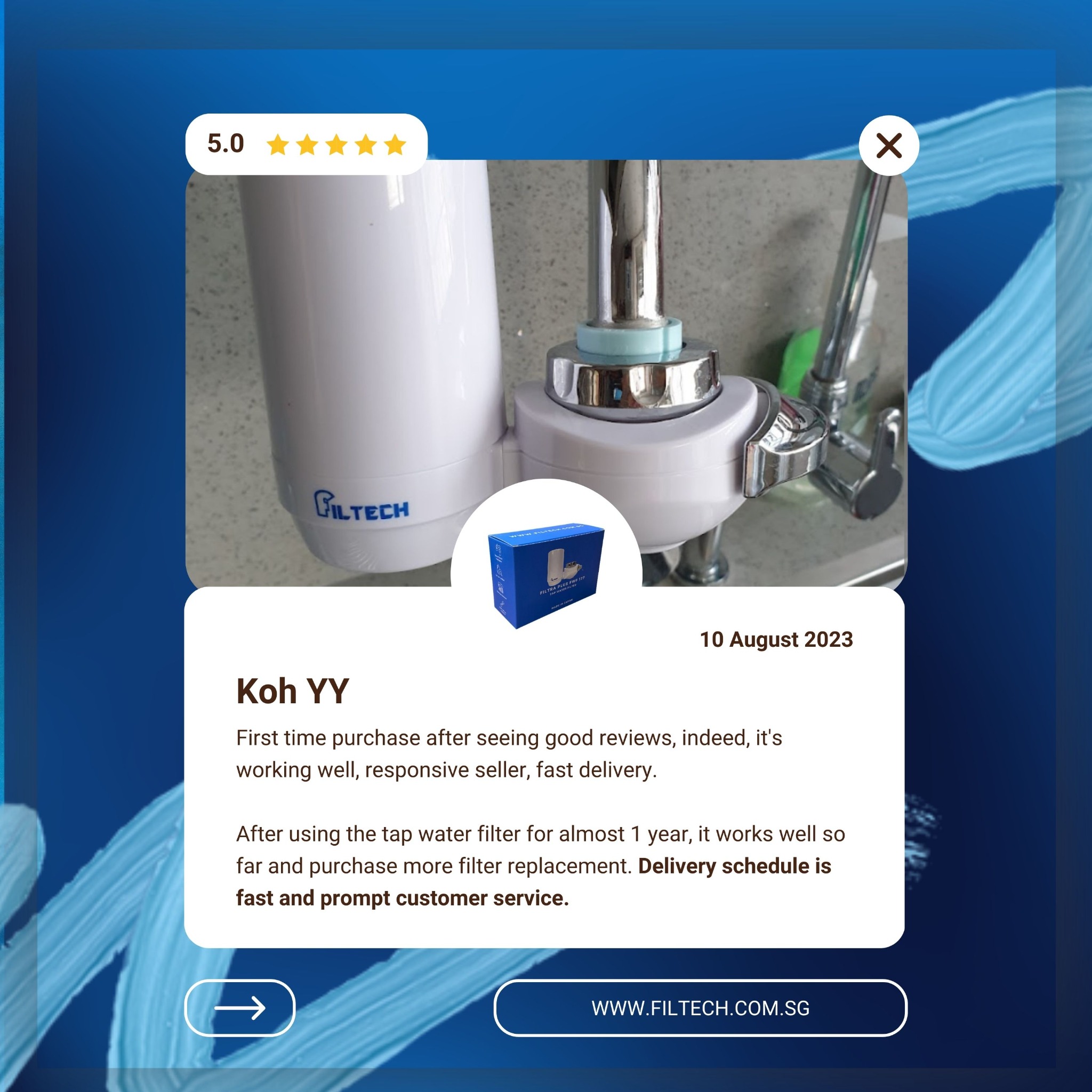 Filtech Facebook ad