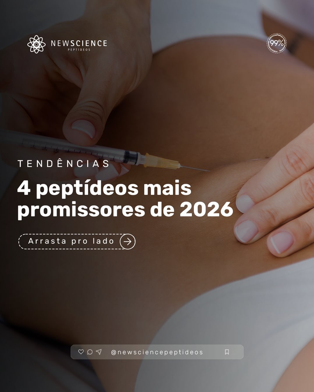 New Science Peptídeos Facebook ad: Os peptídeos estão dominando os protocolos de longevidade…