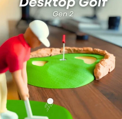 Soufeel Present Facebook ad: Level Up Your Desk Game with Gen 2 Mini Golf!