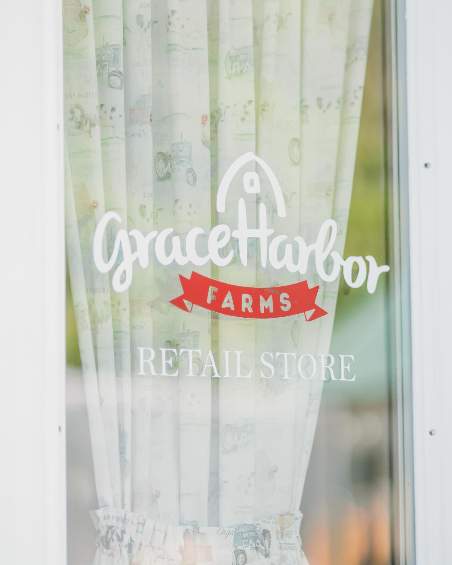 Grace Harbor Farms Facebook ad: Local Farm Store!
