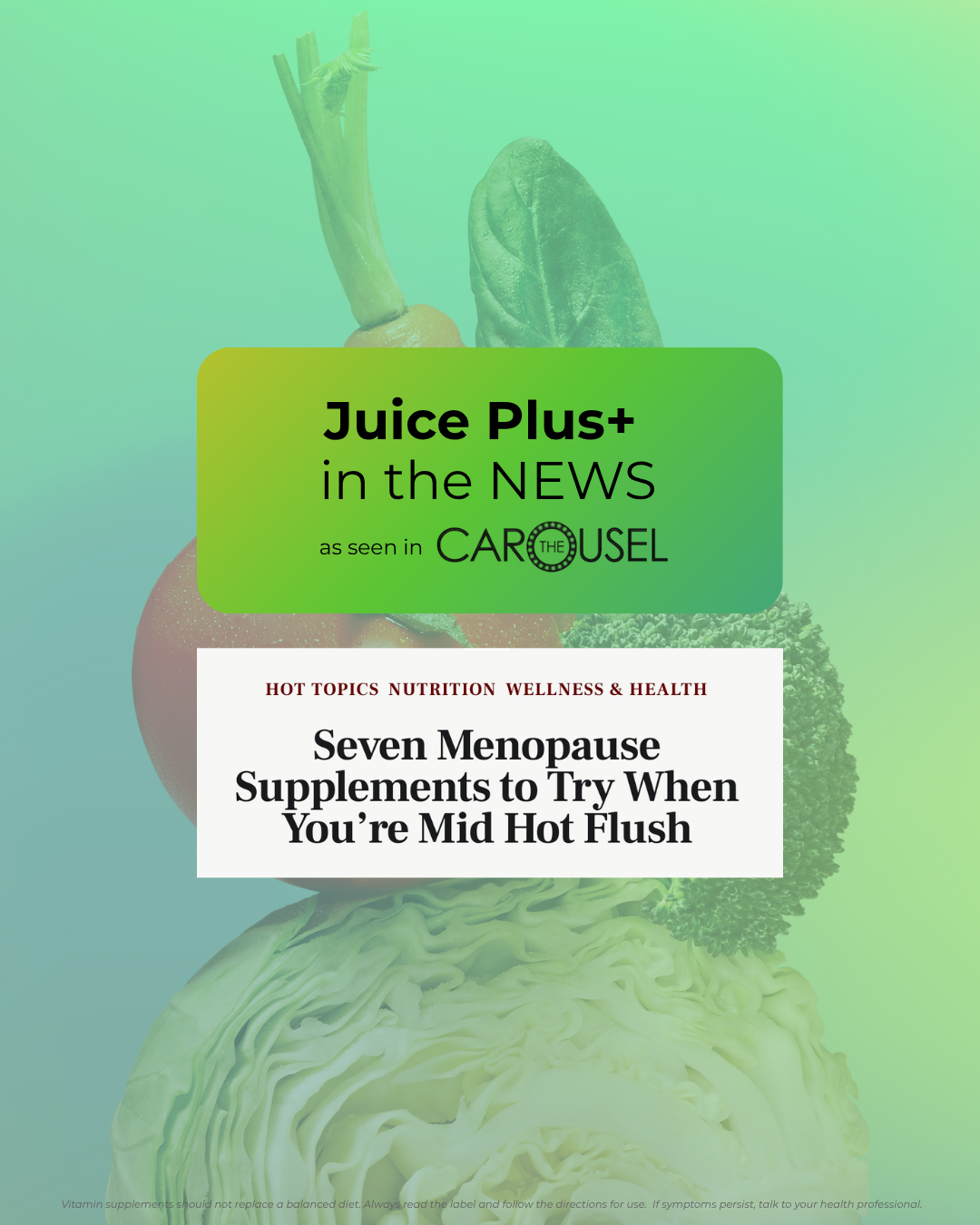 Juice Plus+ Facebook ad