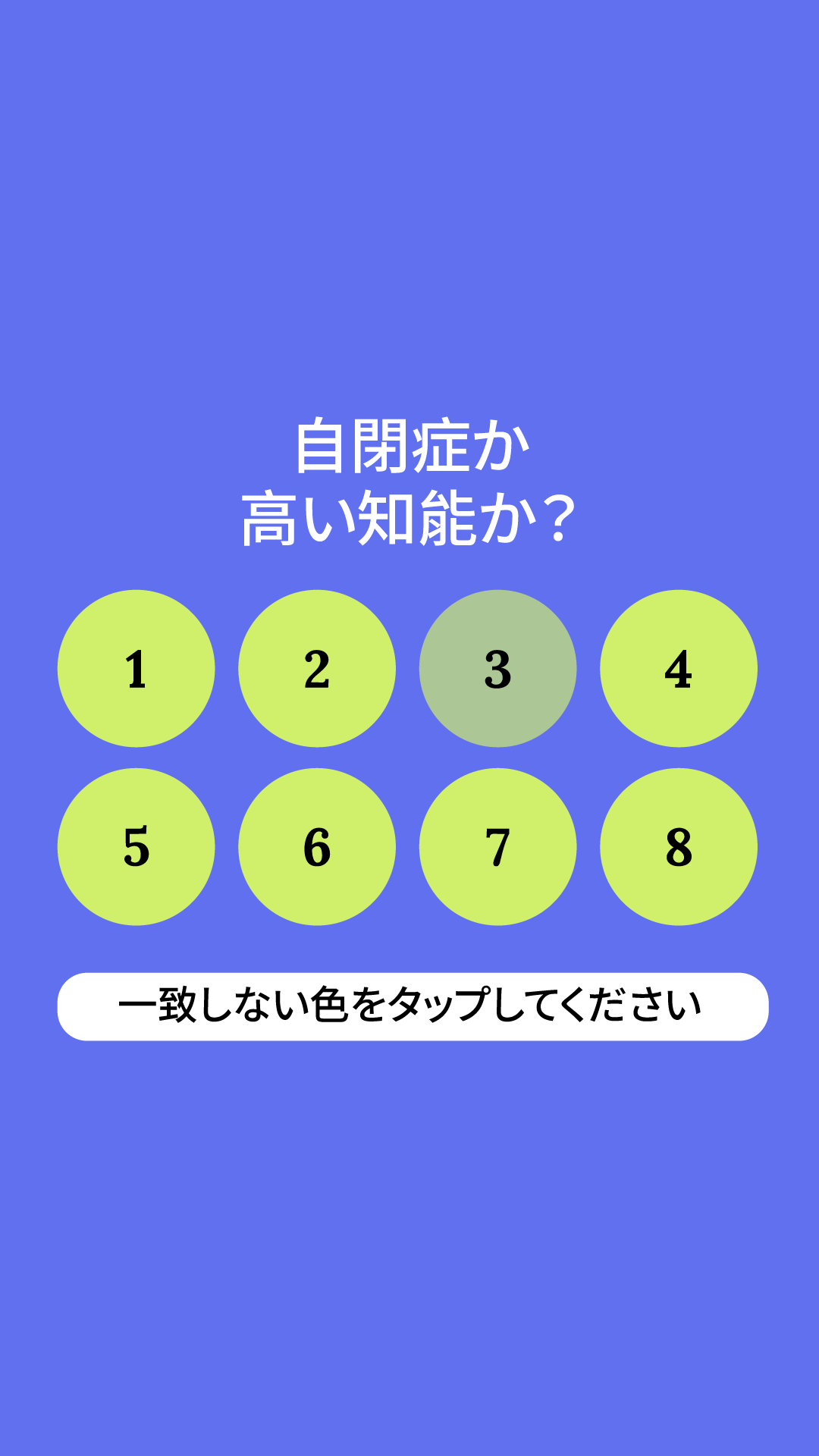 International IQ test Facebook ad